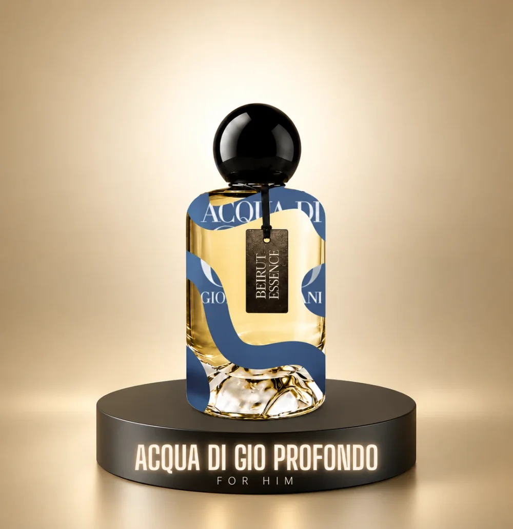 BeirutEssence perfume inspired by Acqua di Giò Profondo — For Him