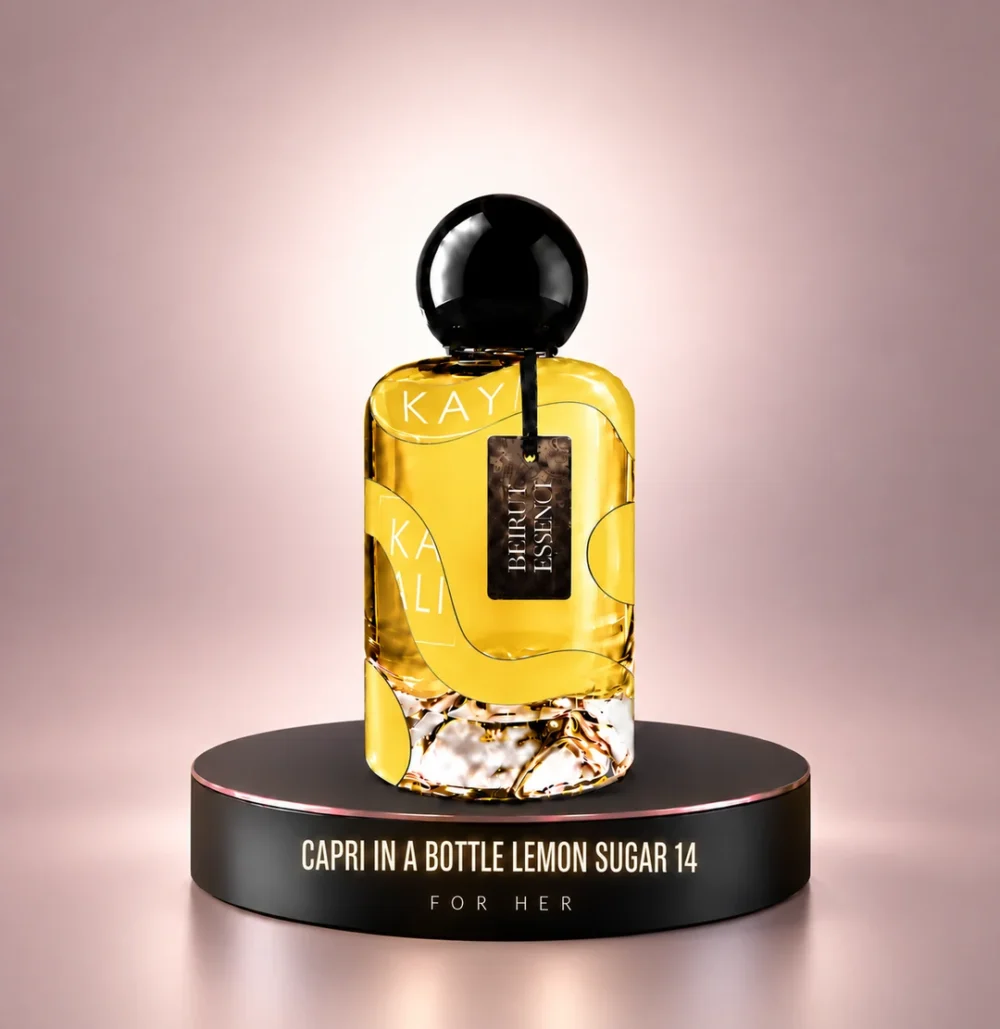 BeirutEssence perfume inspired by Kayali Capri In A Bottle Lemon Sugar 14 — For Her
