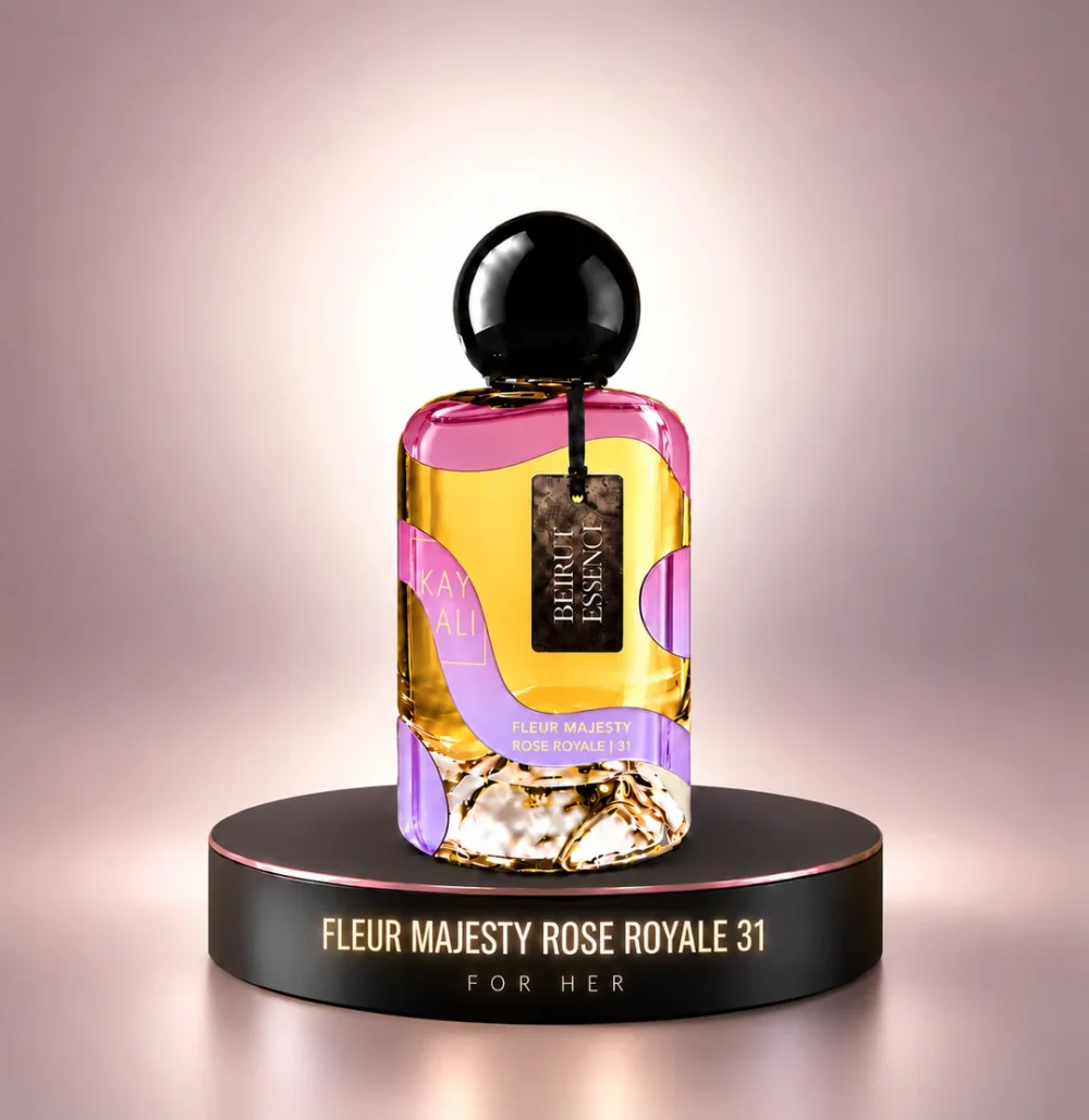 BeirutEssence perfume inspired by Kayali Fleur Majesty Rose Royale 31 — For Her